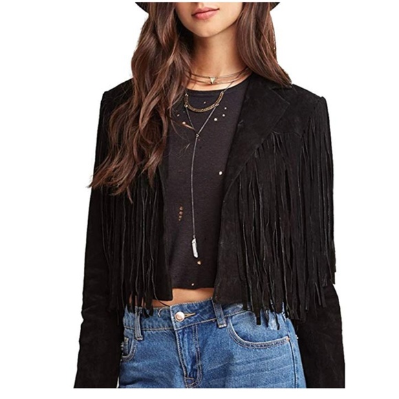 S. the Widow Jackets & Blazers - ATWOOD Fringe Western Jacket